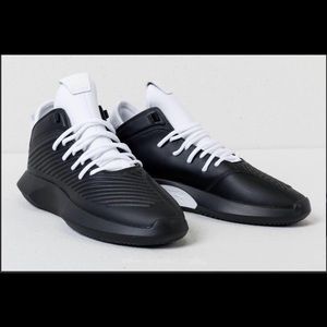 Adidas Crazy 1 ADV Black White Sneakers, Youth 4